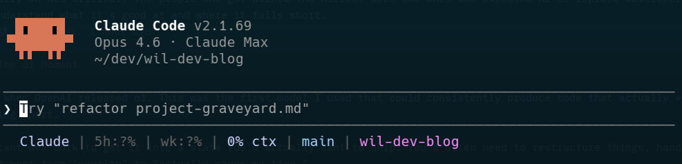 Claude Code intro screen